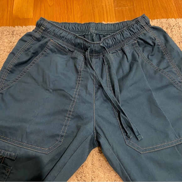 Dickies Scrub Pants in Caribbean Blue - Picture 4 of 5